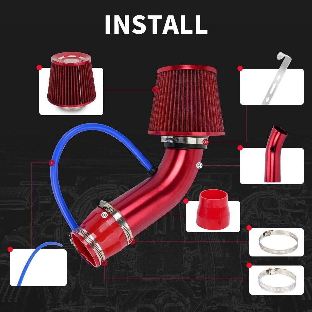 3" Cold Air Intake Filter Induction Kit for