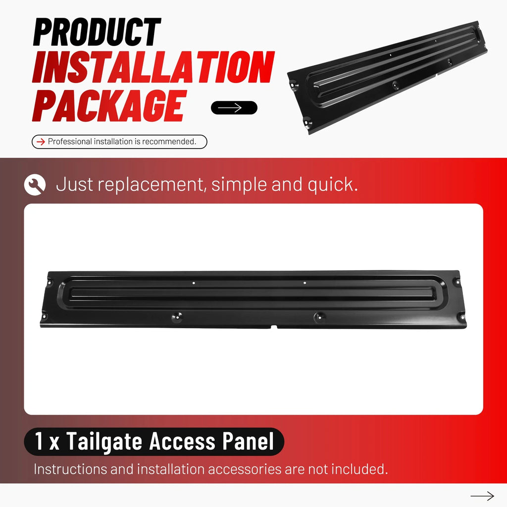 Tailgate Plate Access Panel for Ford F250 F350 Super Duty (1999–2016)