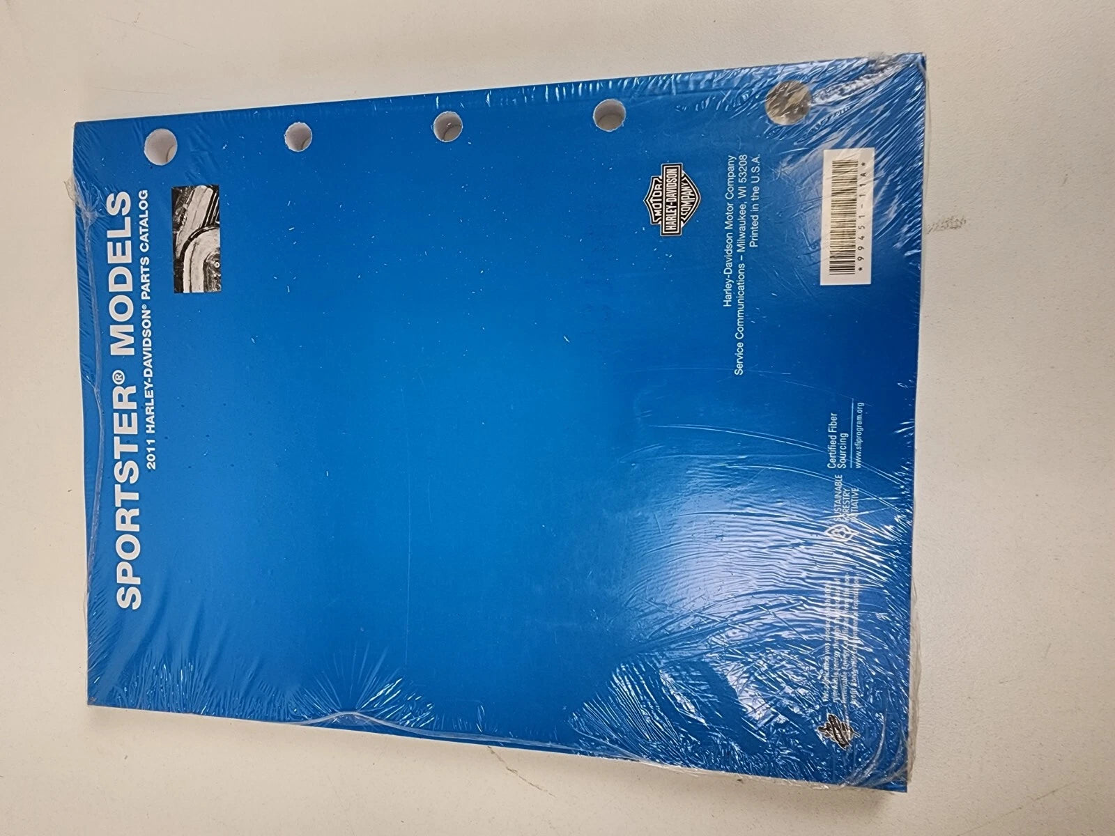 NOS Genuine OEM Parts Catalog for Harley-Davidson Sportster XL (2011) 99451-11A