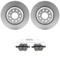 Rear 310mm Rotors & Bosch Quietcast Ceramic Brake Pads for Golf R S3 (2015–2021)