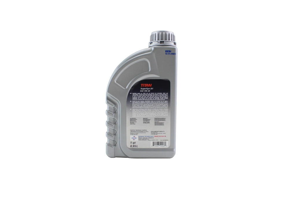 Fuchs Titan Supersyn D1 SAE 5W-20 Engine Oil 1 Quart for Ford Mazda Mitsubishi (2010–2023)