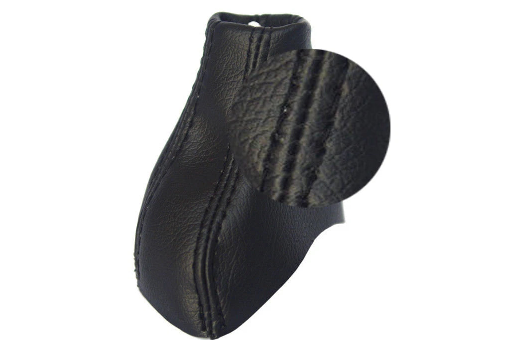Manual Shift Boot Cover for Volvo XC90 (2003–2014) Black Leather Synthetic