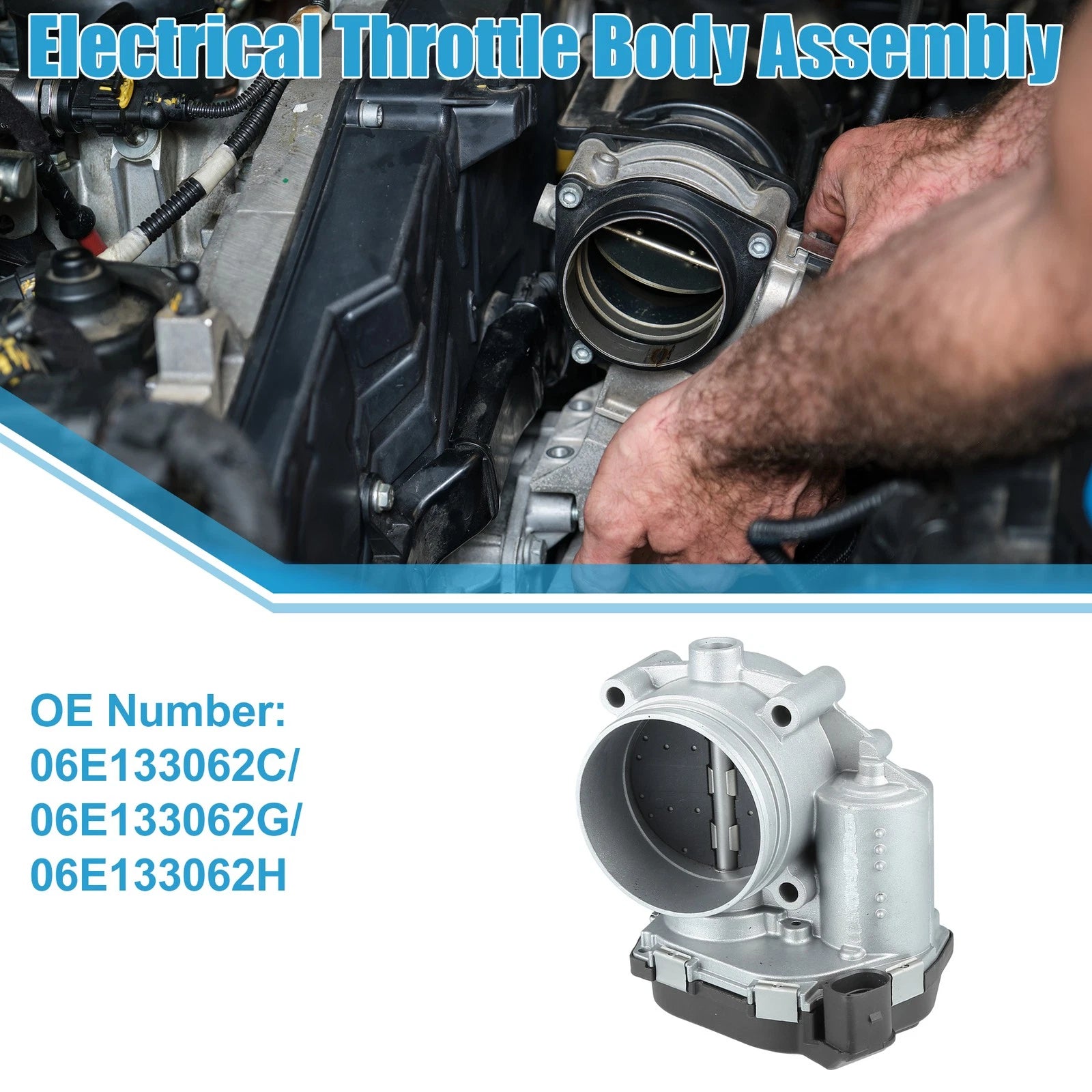 Electronic Throttle Body Assembly No. 06E133062C for Audi A6 Quattro (2009–2018)