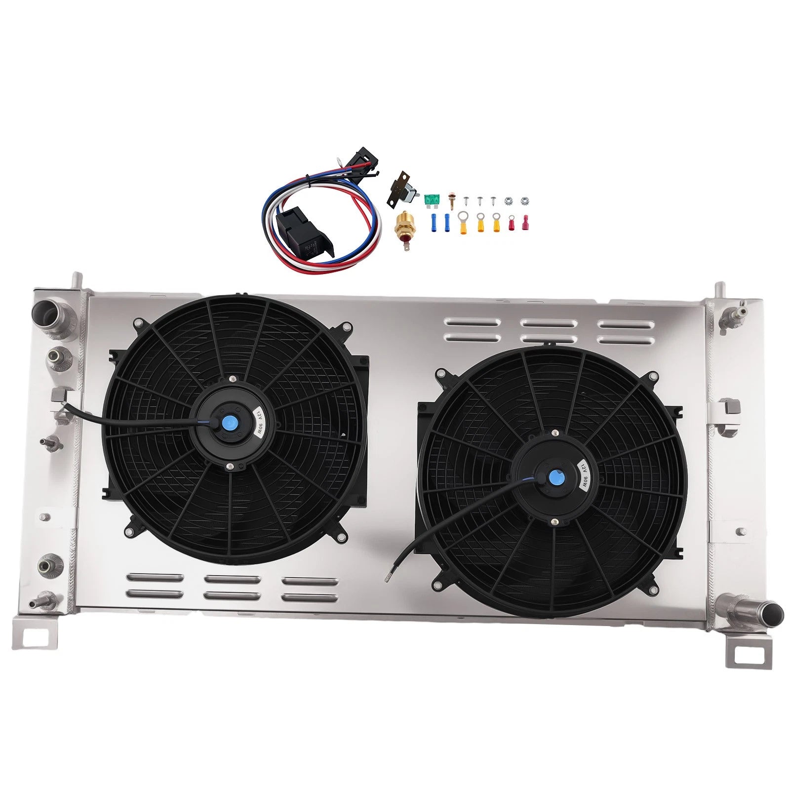 3 Row Radiator Shroud Fan for Chevy Silverado Tahoe Suburban (1999–2011)