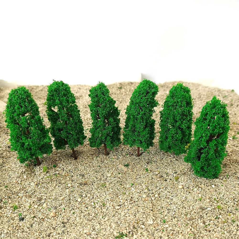 40Pcs Model Trees for DIY Train Railroad Layout HO OO Scale 8cm