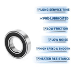 Deep Groove Ball Bearing 6904VV for Scooter Skateboard Wheel (20x37x9mm)