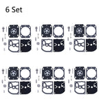 Set of 6 Carburetor Repair Kits for ZAMA RB-155 RB-164 STIHL BG66 BG86