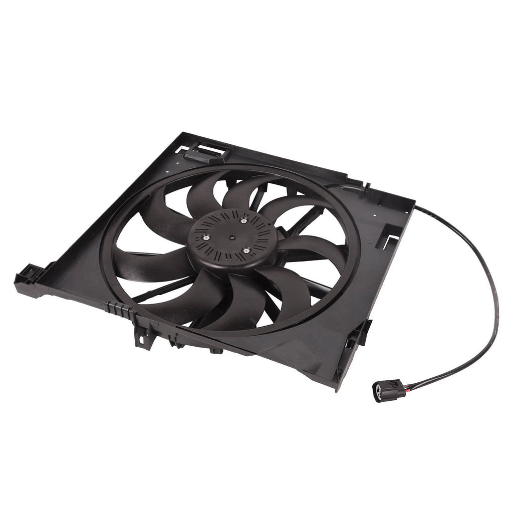 Radiator Cooling Fan Assembly for Jaguar XJ XJR XF XFR XKR (2004–2019)