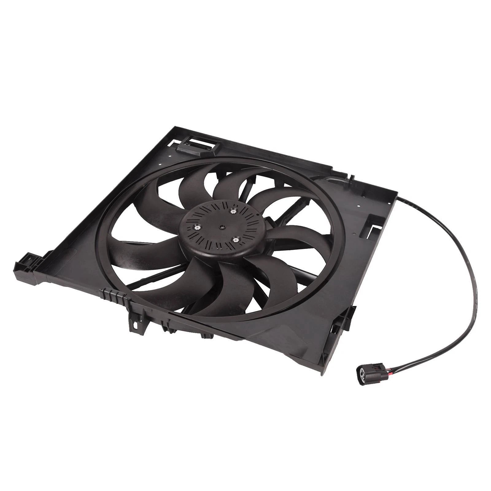 Radiator Cooling Fan Assembly for Jaguar XJ XJR XF XFR XKR (2004–2019)