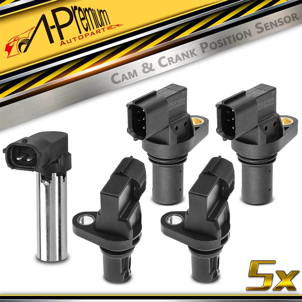 4X Camshaft & Crankshaft Position Sensors for Subaru Legacy Tribeca (2005–2014)