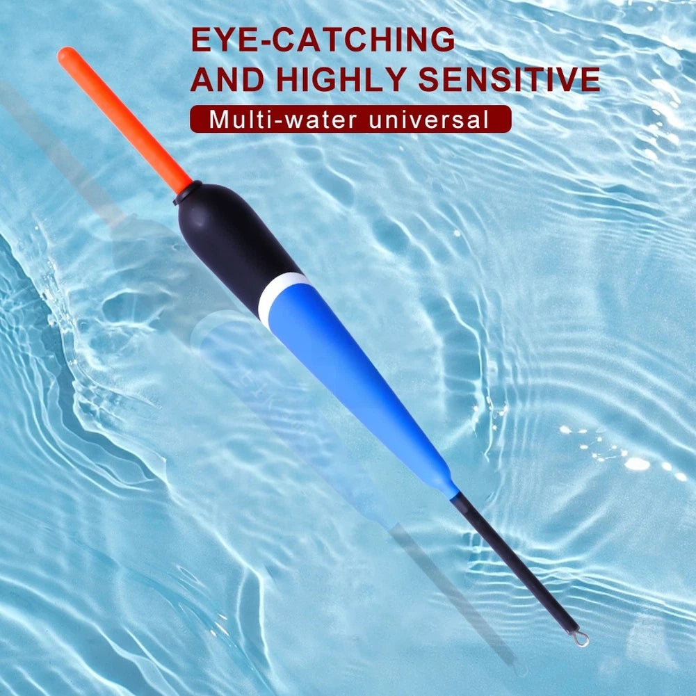 5pcs Blue Balsa Wood Sea Fishing Floats with Stable Floating Action