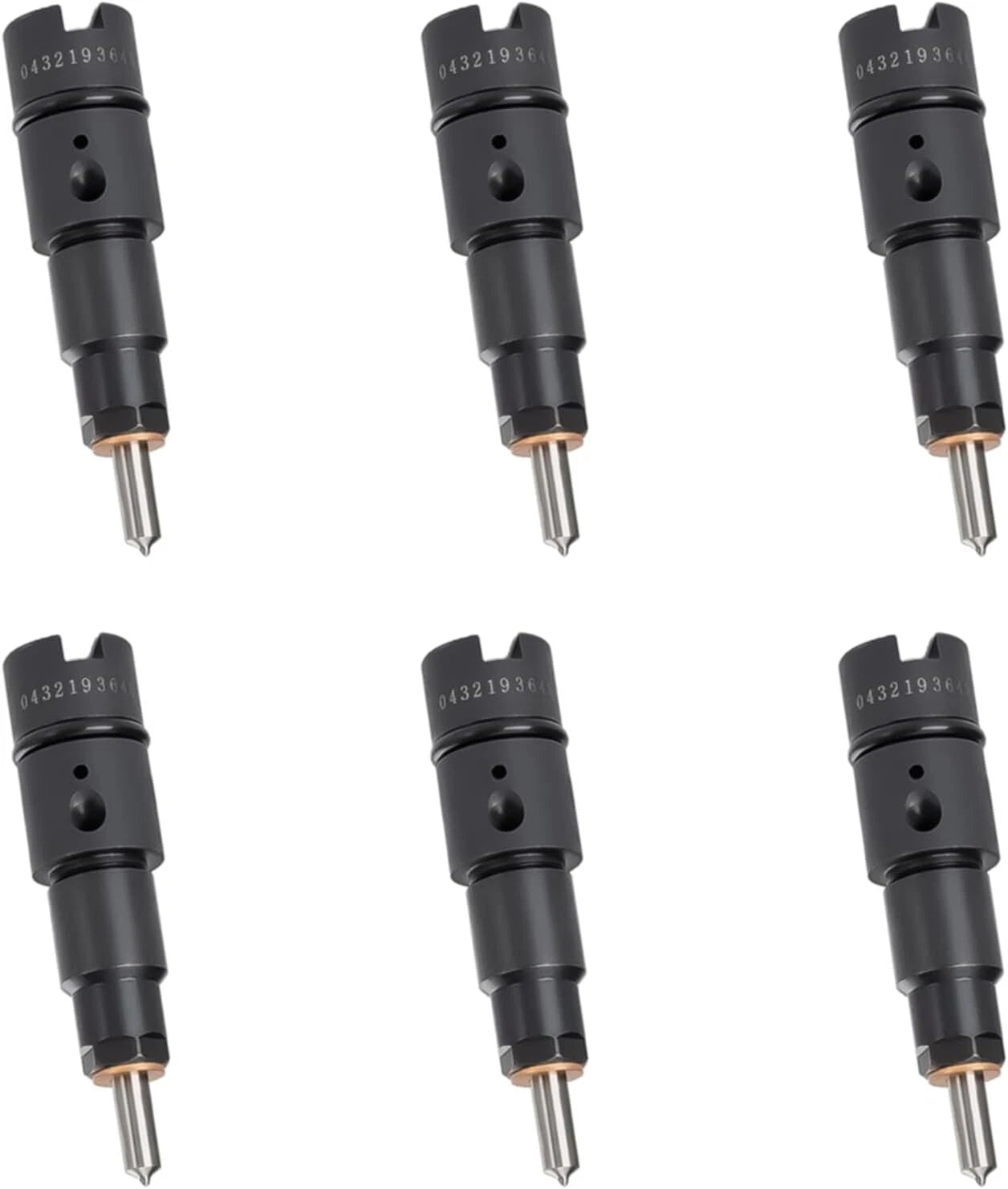 6pcs Fuel Injectors RV275 0432193635 for Dodge Cummins 5.9L (2003–2007)