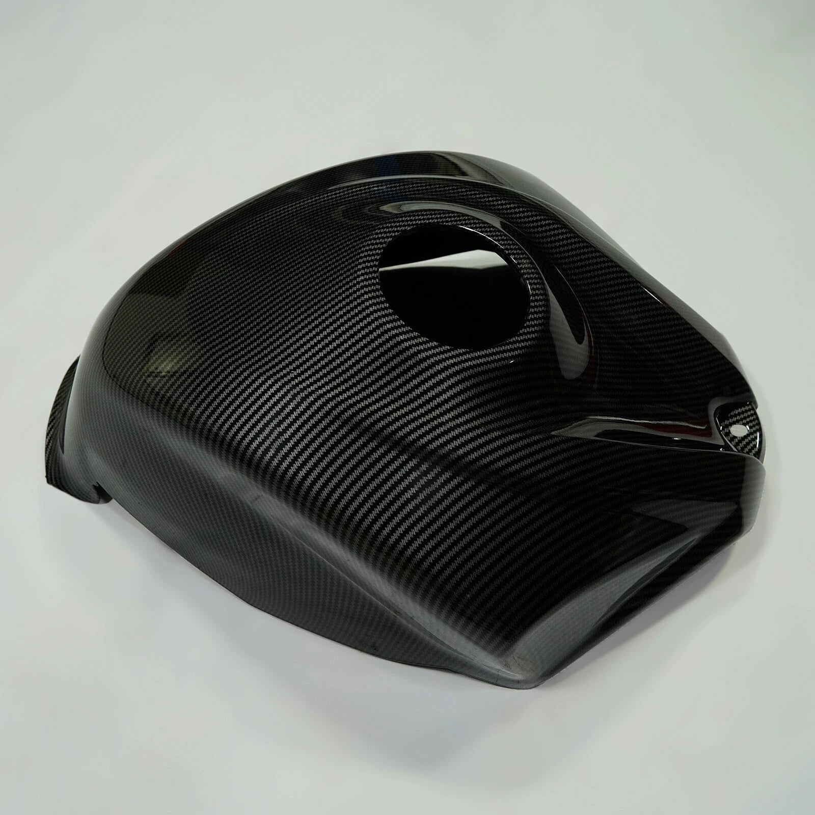 Gas Fuel Tank Cover for Suzuki GSXR 600/750 (2008–2010) - Carbon Fiber Look