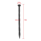 Set of 200 Landscape Anchoring Stakes for Garden Edging (Spiral)