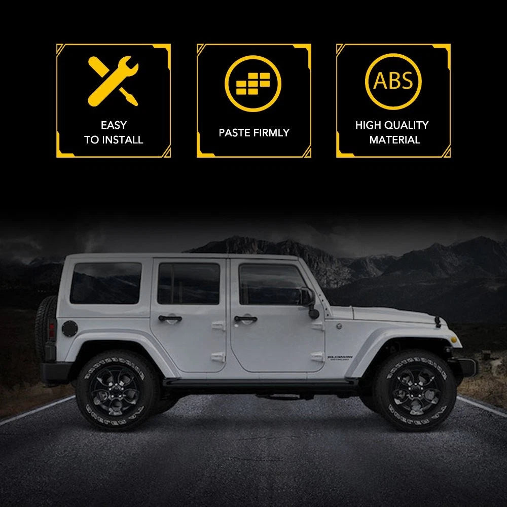 Water Rain Diverters for Jeep Wrangler JK (2007–2017) EXV