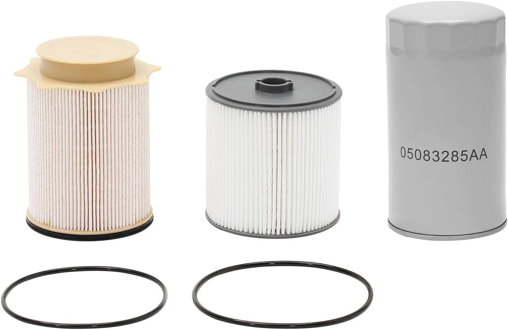 Set of 2 Diesel Fuel Oil Filters for Dodge Ram 2500 3500 4500 5500 (2019–2024)