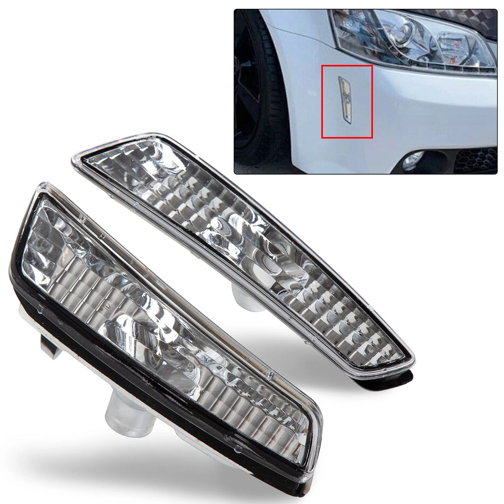 Clear Front Fender Side Marker Lights for Pontiac G8 (2008–2009)