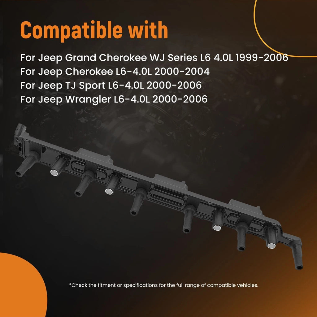 Ignition Coil for Jeep Grand Cherokee Wrangler 4.0L (1999-2006)