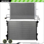 Radiator and A/C Condenser Kit for Ford Explorer (2011)