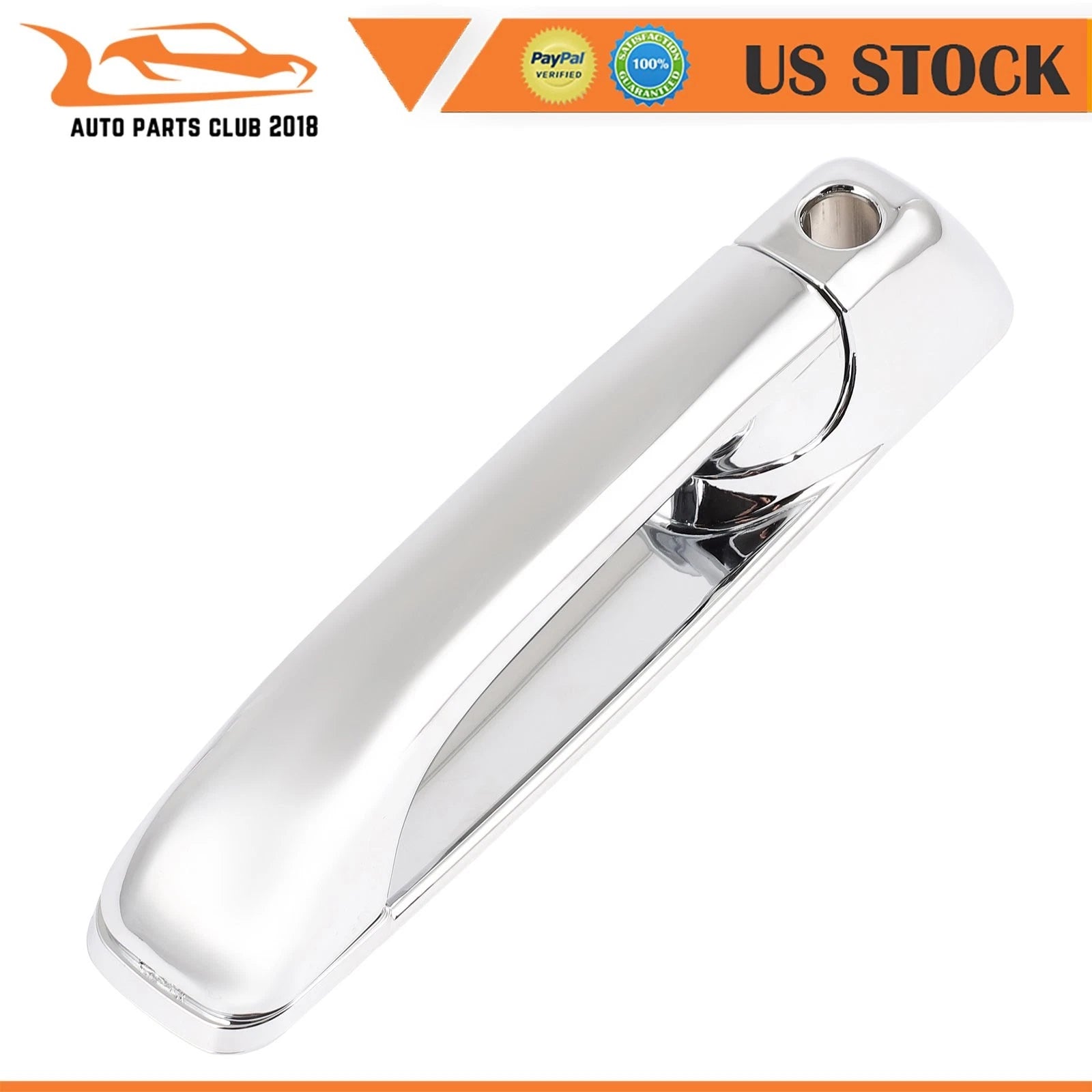 Front Left Chrome Exterior Door Handle w/Keyhole for Dodge Ram 1500 2500 (2009–2010)