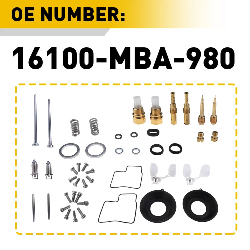 Carburetor Rebuild Repair Kit for Honda Shadow ACE 750 VT750CD Deluxe (1998–2003)
