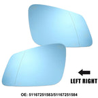 1 Pair Mirror Glass for BMW 740Li 550i (No. 51167251583/51167251584)