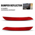 Set of 2 Rear Bumper Reflectors for BMW 528i/535i/550i xDrive (2010–2013) EXV