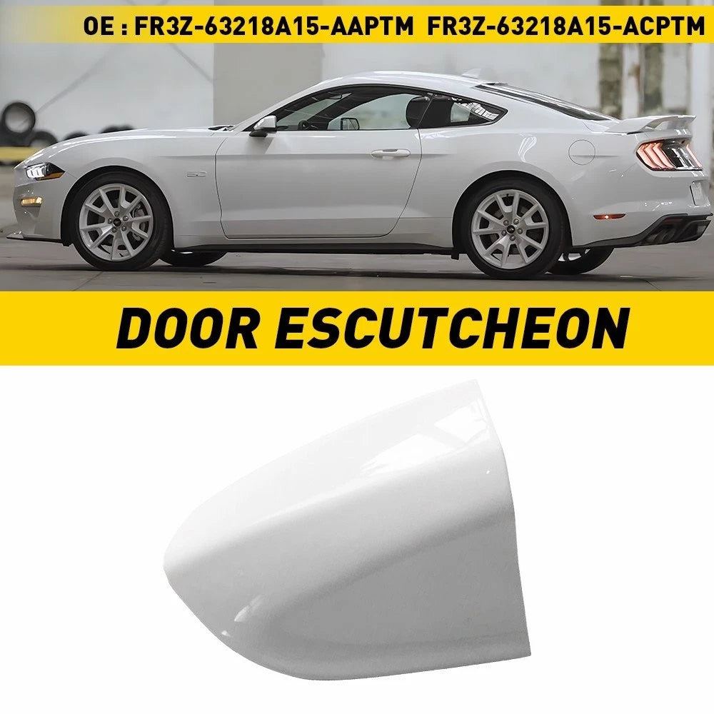 Door Handle Key Cover Cap Bezel for Ford Mustang (2015–2021)
