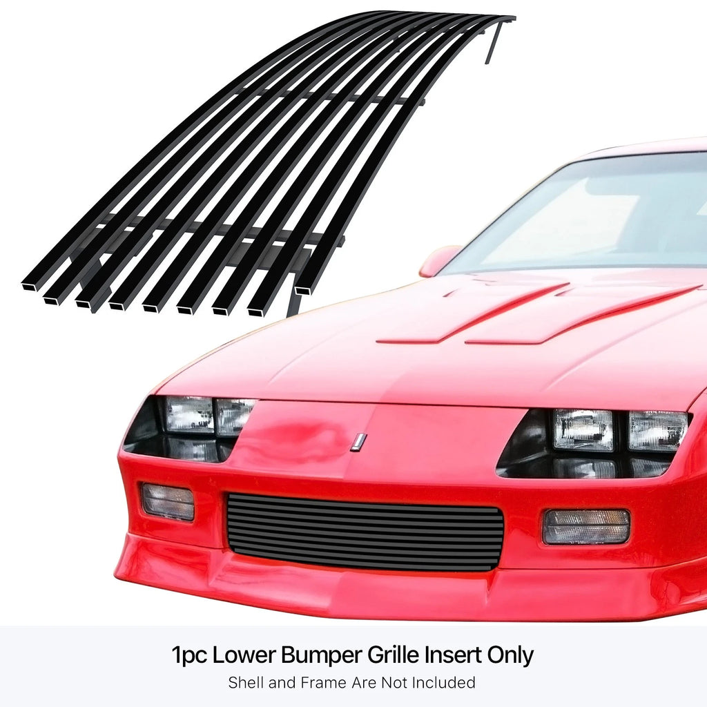 Black Billet Grille Insert for Chevy Camaro (1988-1992)