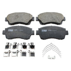 DuraGo Front Rotors & TRW Pro Ceramic Disc Brake Pads Kit for Avalon Camry ES300 (1995–2006)