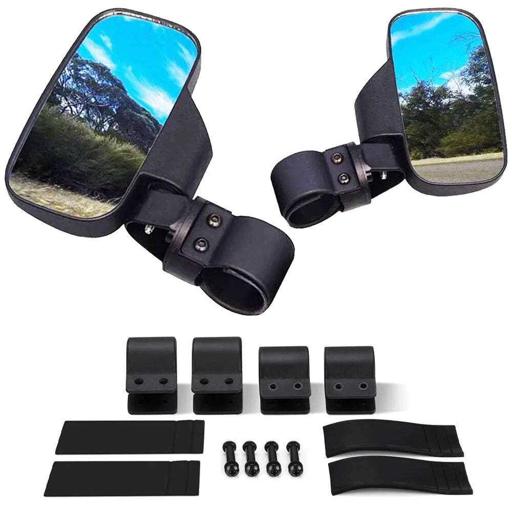 Rear View Mirror Side Mirrors for Polaris Ranger RZR XP 570 800 900 1000