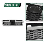Front Bumper Upper Grille for Subaru Legacy (2013–2014) Black Chrome