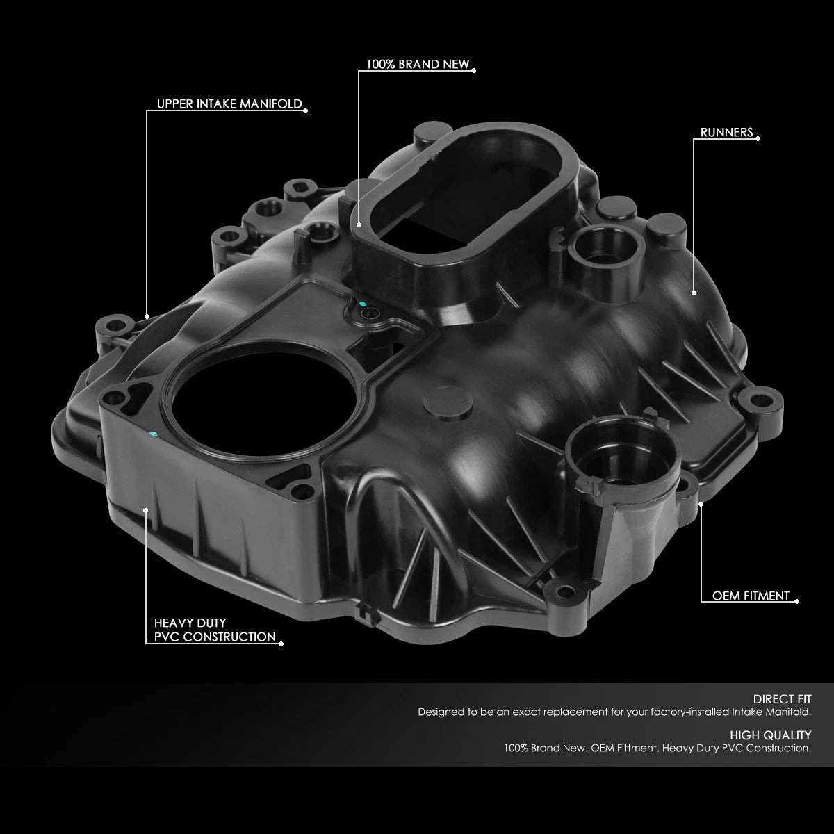 OE Style Engine Upper Intake Manifold for Silverado Sierra S10 Jimmy (1996–2007)