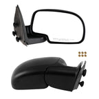 Black Mirror Pair for Chevrolet Silverado GMC Sierra Yukon (1999-2006)