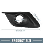 Pair Fog Light Grille Cover Trim for Mazda 3 (2014–2016)