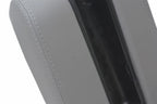 Leather Center Console Lid Armrest Cover for BMW E39 (1997–2003) Gray
