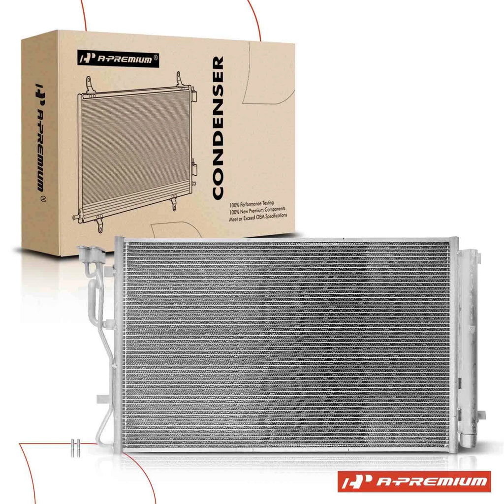 A/C Condenser with Bracket & Receiver Drier for Kia Soul (2020–2021)