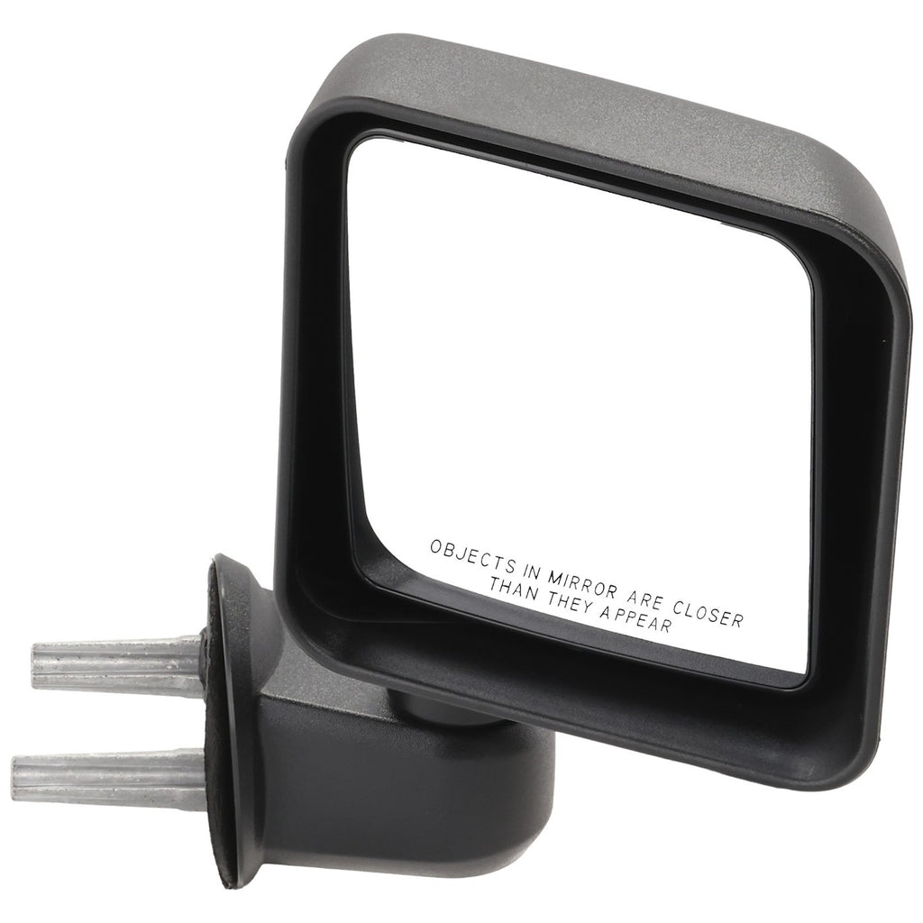 Right Manual Folding Mirror for Jeep Wrangler (2007–2010) Textured Black