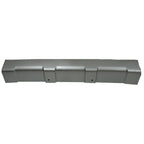 Replacement Silver Painted Plastic Rear Lower Center Bumper Cover