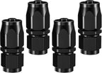 Set of 4 AN8 Straight Swivel Hose End Fitting Adaptors for Oil Fuel Line