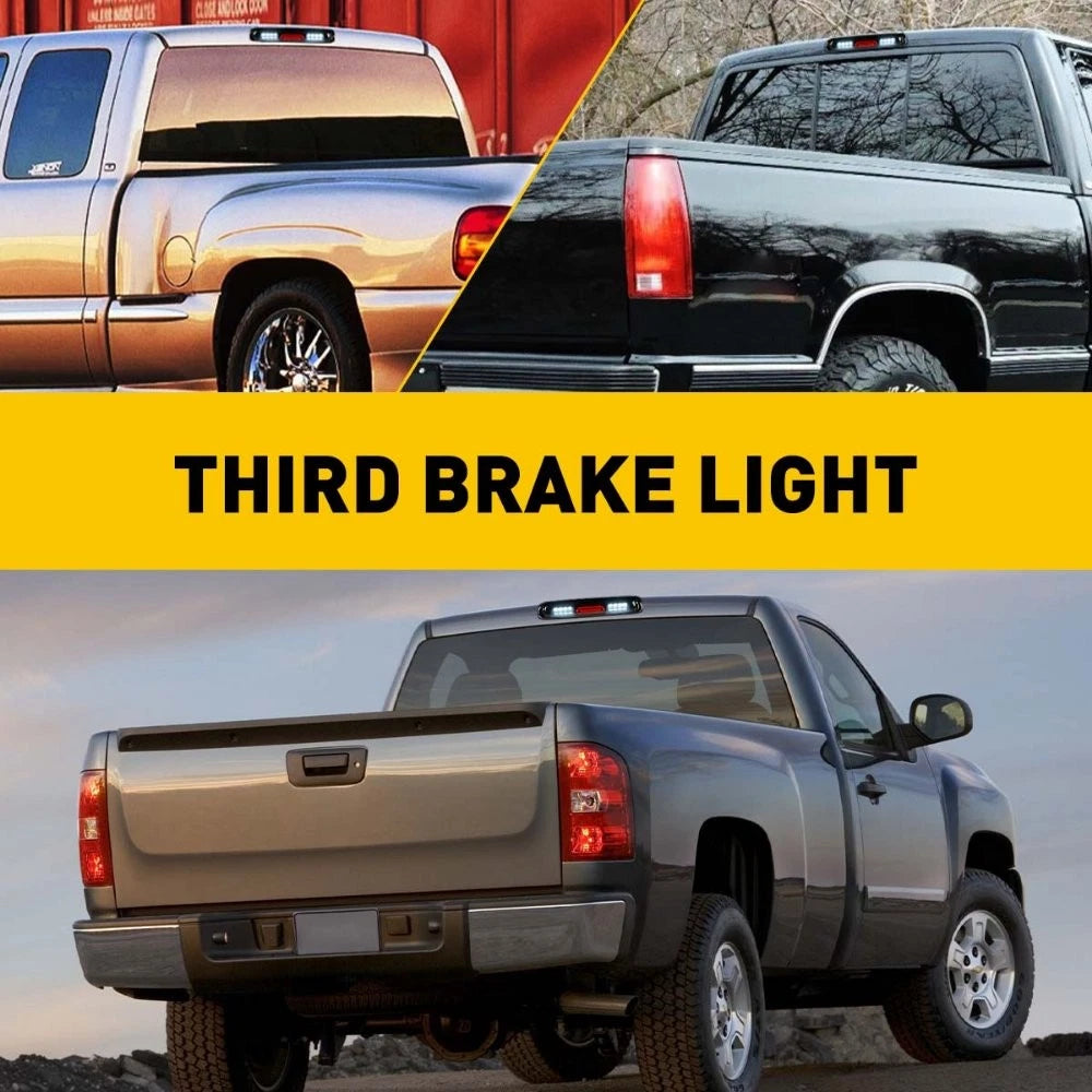 Set of 2 LED Third Brake Cargo Lamps for 1999–2007 Chevy Silverado/GMC Sierra