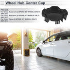 Black Wheel Hub Center Cap for Chevy Avalanche (2007–2013) 5-Spoke 20"