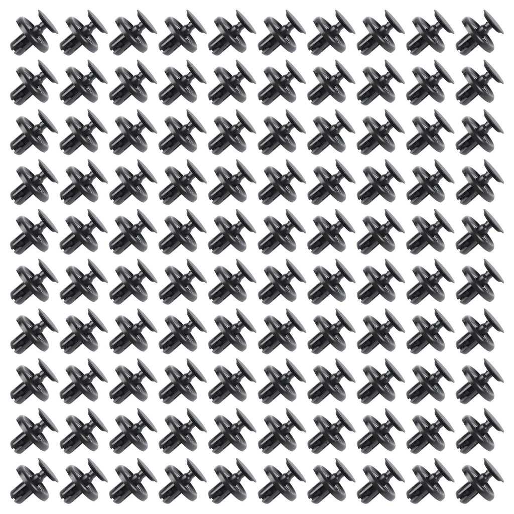 100pcs 7mm Fender Push Clips Retainer Rivet for Toyota Lexus