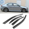 Window Vent Visors for Mitsubishi Lancer (2008–2017) Mugen Style