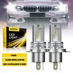 Pair H4 9003 LED Front Light Bulb for AUXITO (40000LM)
