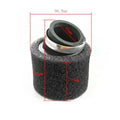 45mm Bent Angled Foam Air Filter Pod for PIT PRO Tra Quad Dirt Bike ATV