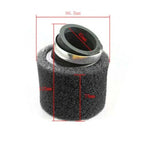 45mm Bent Angled Foam Air Filter Pod for PIT PRO Tra Quad Dirt Bike ATV
