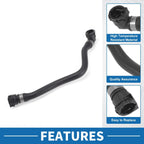Heater Hose 1Pc Rubber Black for BMW 230i 2.0L (2017-2020)