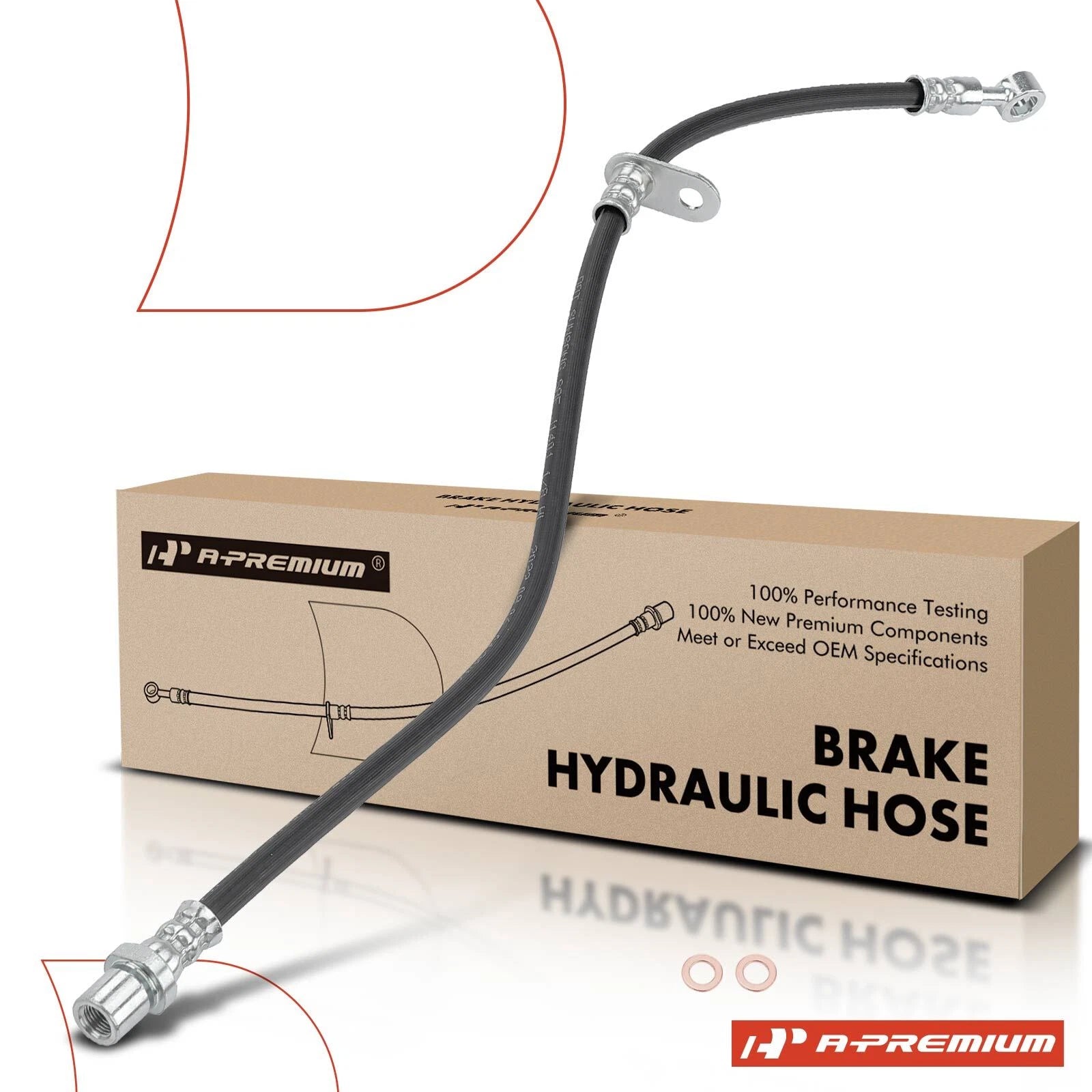 Front Left Brake Hydraulic Hose for Subaru Forester XV Crosstrek (2009–2016)