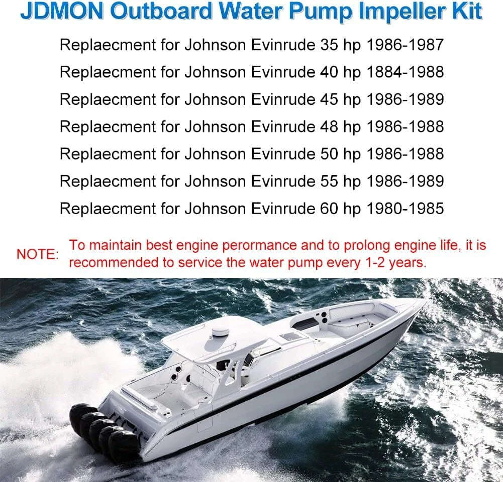 Water Pump Kit with Impeller & Housing for Sierra Johnson Evinrude (18-3399)
